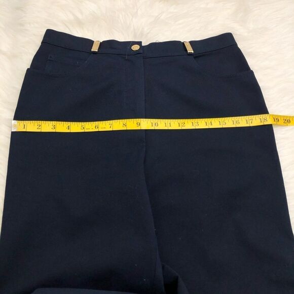 ST. JOHN SPORT by Marie Claire Women’s Navy High Rise Straight Leg Pant Size 8 - Picture 8 of 15